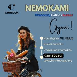 Valstybės finansuojami prancūzų k. kursai